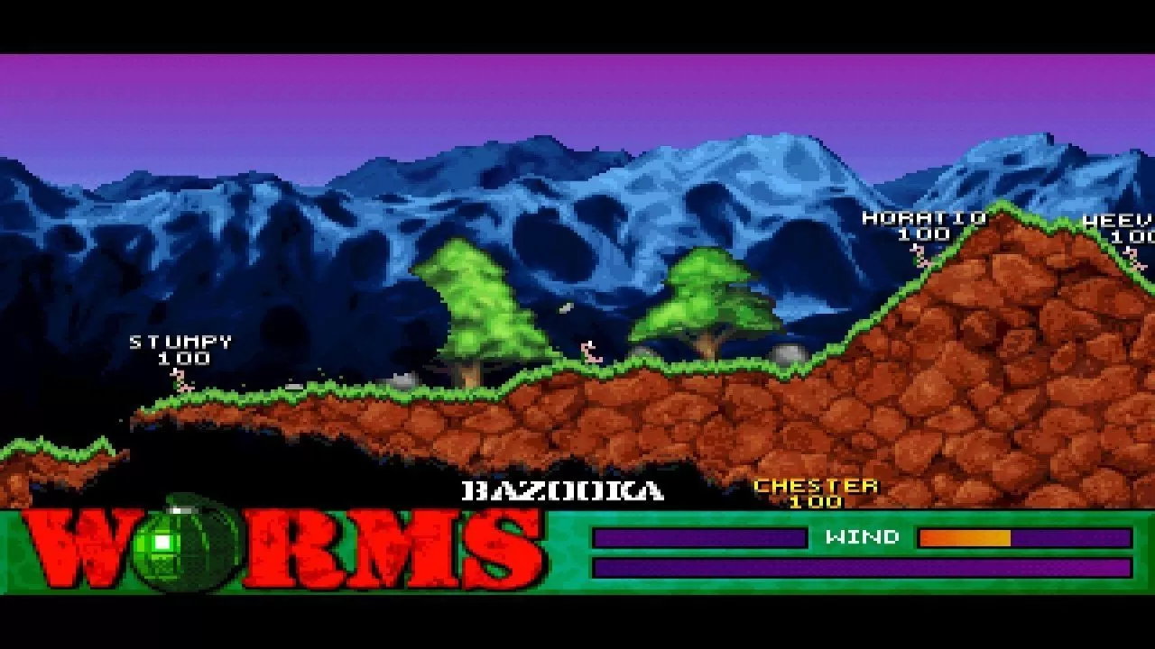 Купить картридж Worms (Червячки) Русская версия (16 bit) для Сеги