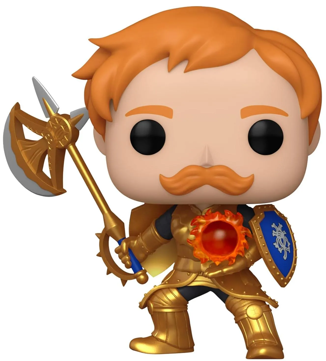 Фигурка Funko POP! Animation: Эсканор с щитом и топором металлик (Escanor  with CS and Axe (MT) (Exc)) Семь смертных грехов (Seven Deadly Sins)  ((1346) ...