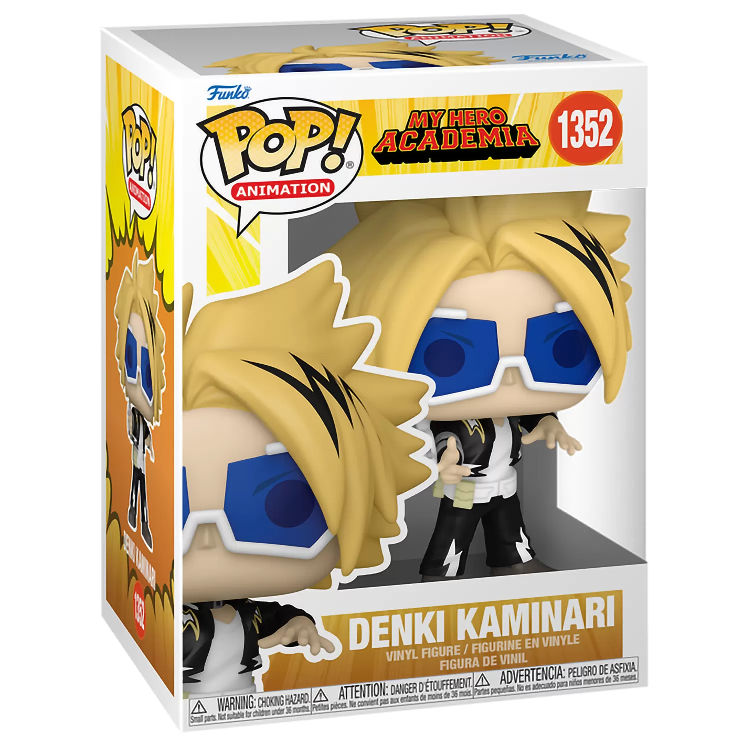 Фигурка Funko POP! Animation: Денки Каминари (Denki Kaminari) Моя Геройская  Академия (My Hero Academia) ((1352) 67328) 9,5 см