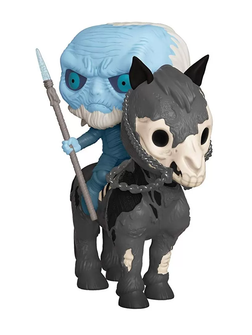 Фигурка Funko POP! Rides: Белый Ходок на Лошади (White Walker on Horse)  Игра престолов 10 Серия (Game of Thrones S10) (37669) 9,5 см