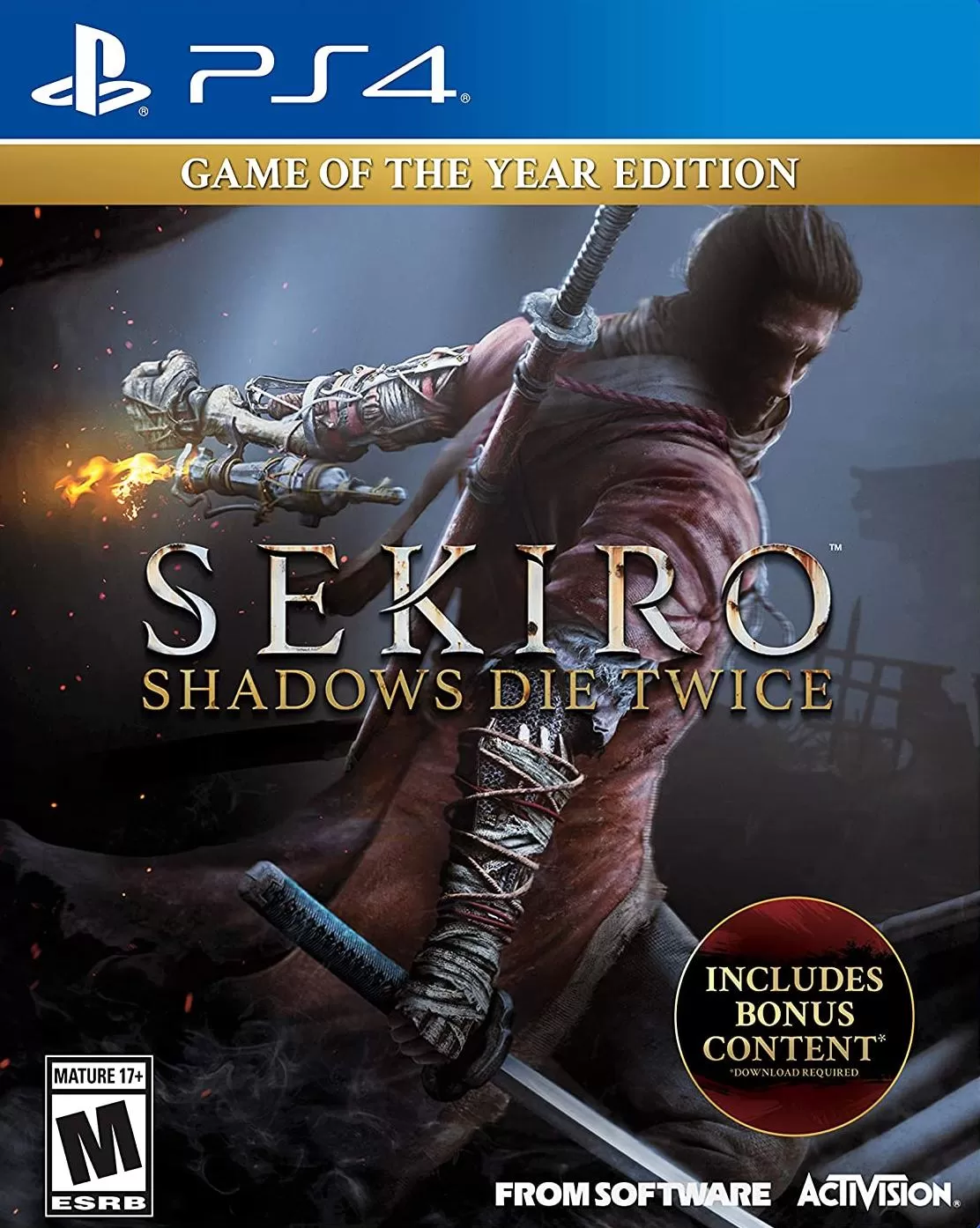 Видеоигра Sekiro: Shadows Die Twice Game of the Year Edition Русская Версия  (PS4)