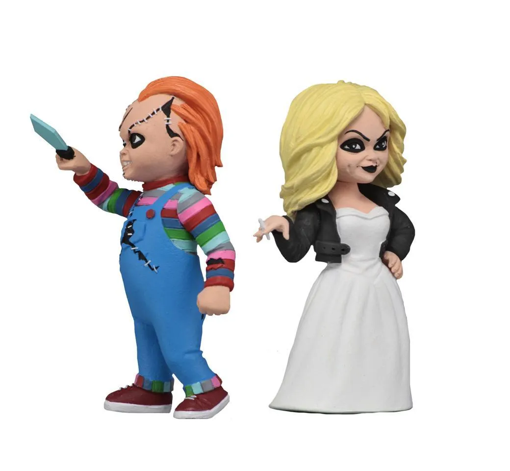 Набор фигурок NECA: Чакки и Тиффани (Chucky and Tiffany) Специальный выпуск  Ужасы (Toony Terrors) 15 см