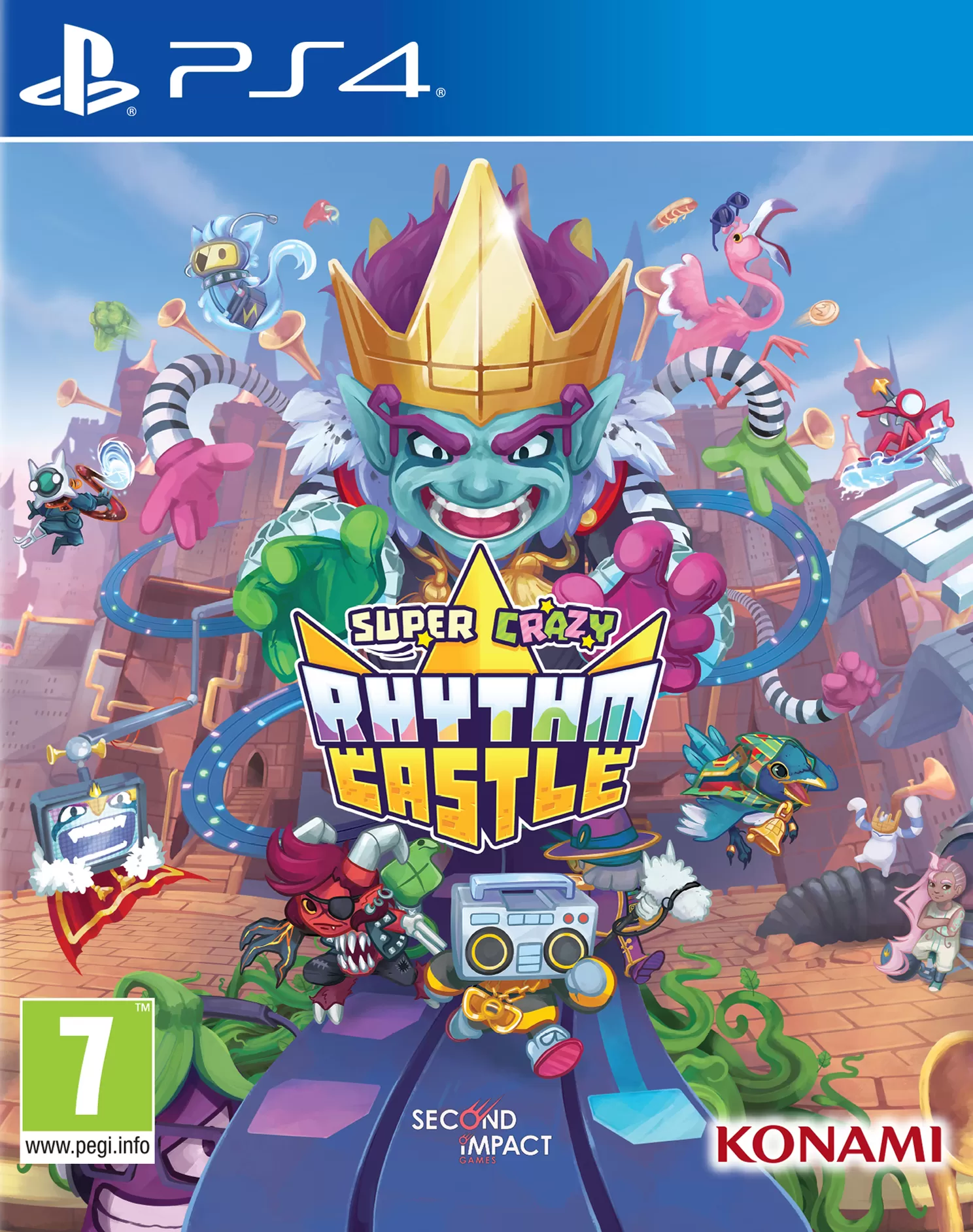 Видеоигра Super Crazy Rhythm Castle Русская Версия (PS4)