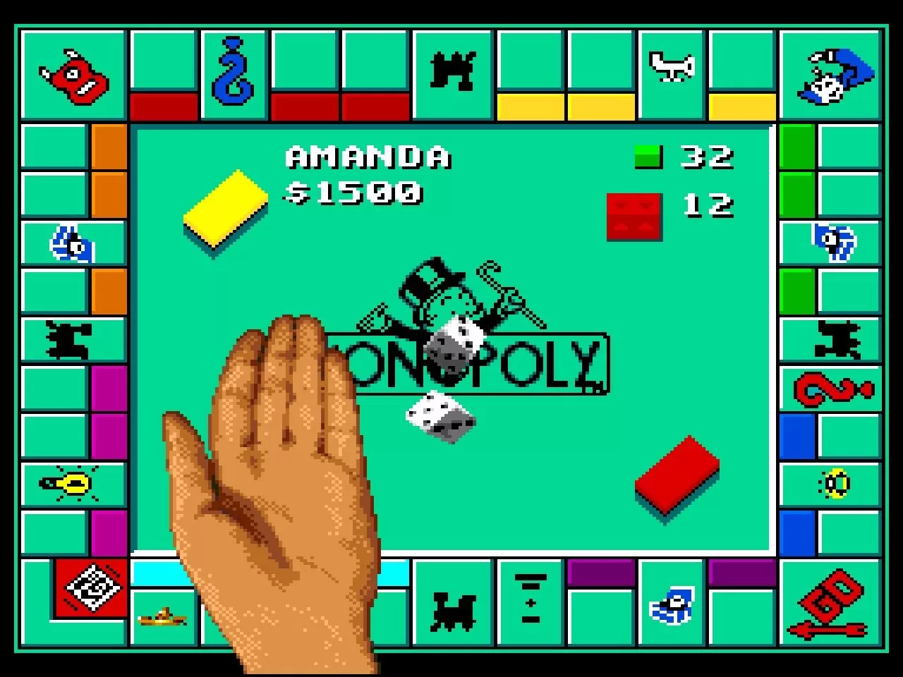 Купить картридж Монополия (Monopoly ) (16 bit) для Сеги