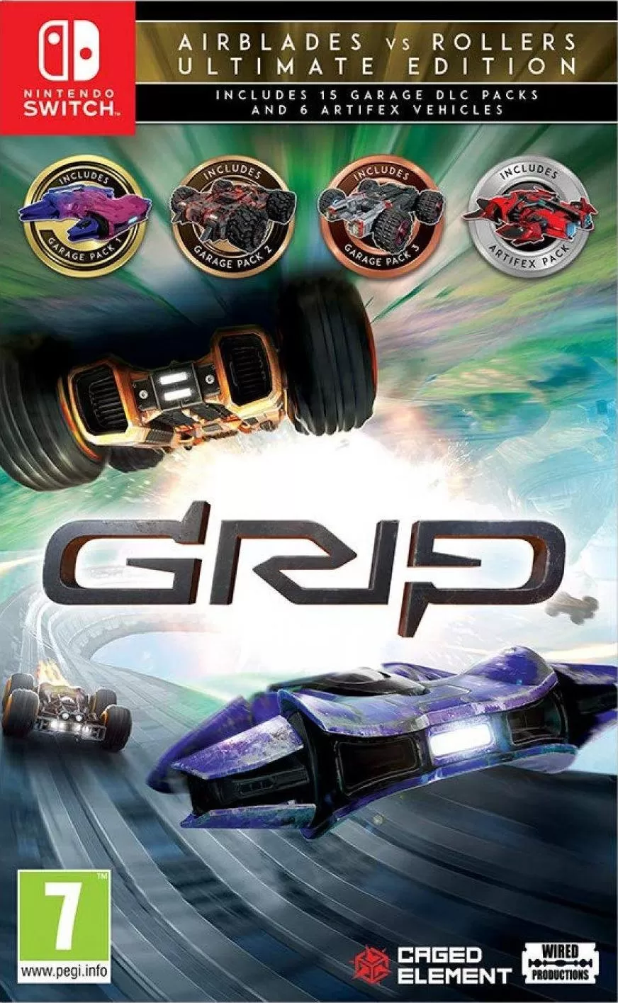 Игра GRIP Combat Racing - Rollers vs. AirBlades Ultimate Edition (Switch)