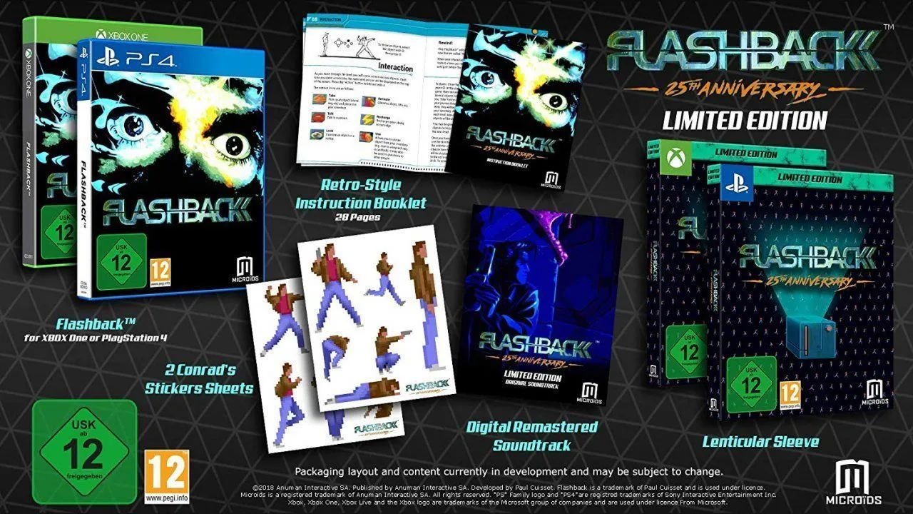 Игра Flashback 25th Anniversary Limited Edition (PS4) купить в Москве по  цене 2 500 р в каталоге интернет магазина «NextGame» - характеристики,  сравнение, описание, скидки, доставка