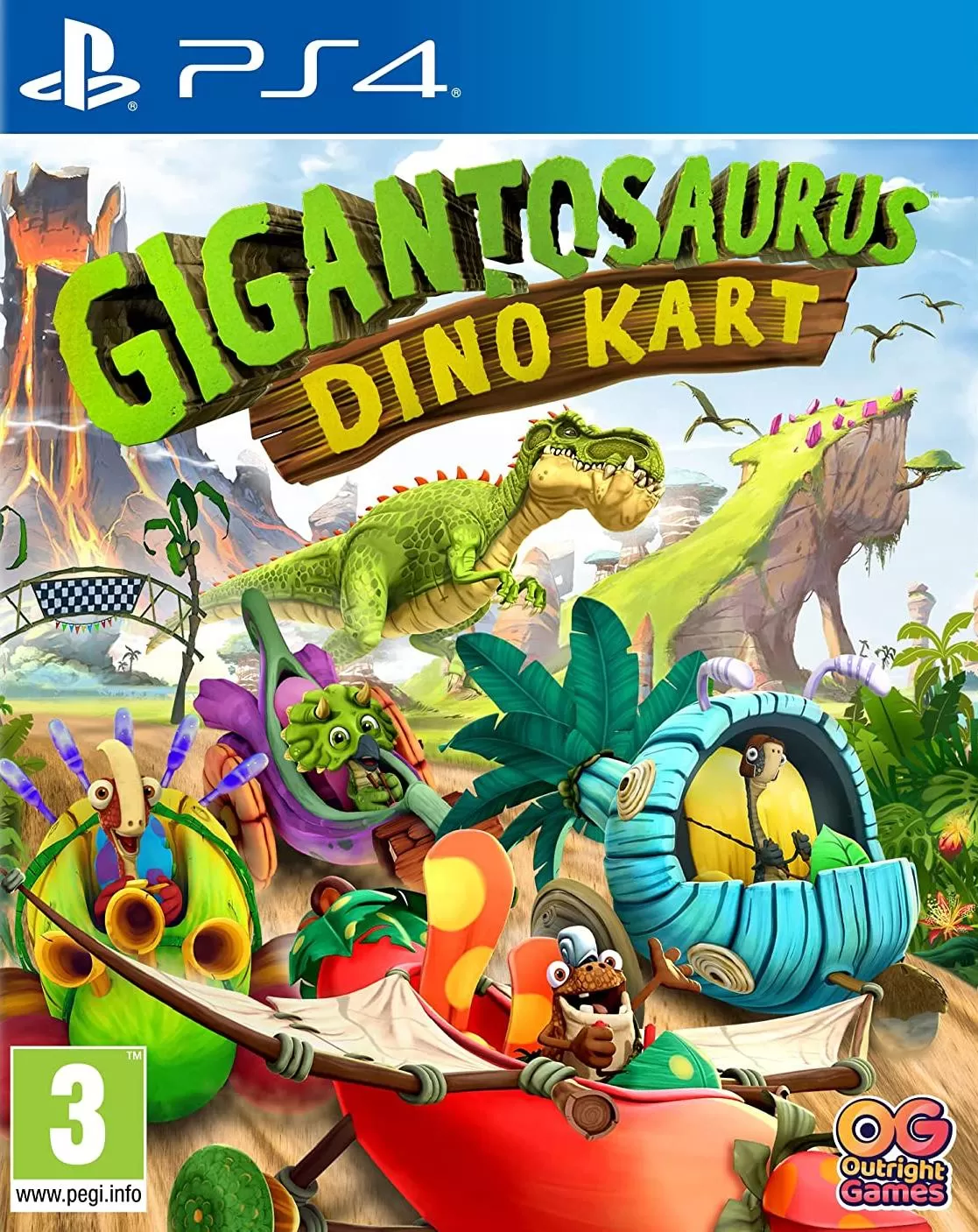 Видеоигра Gigantosaurus: Dino Kart (PS4/PS5)