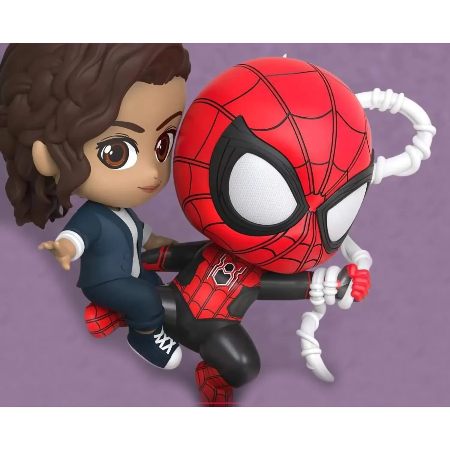 Персонажи фильмов Фигурка Hot Toys: Человек Паук и Мэри Джейн (Spider-Man  & MJ) Человек-паук: Нет пути домой (Spider-Man No Way Home)  (4895228609410) 13 см купить в Москве по цене 4 580.00 р