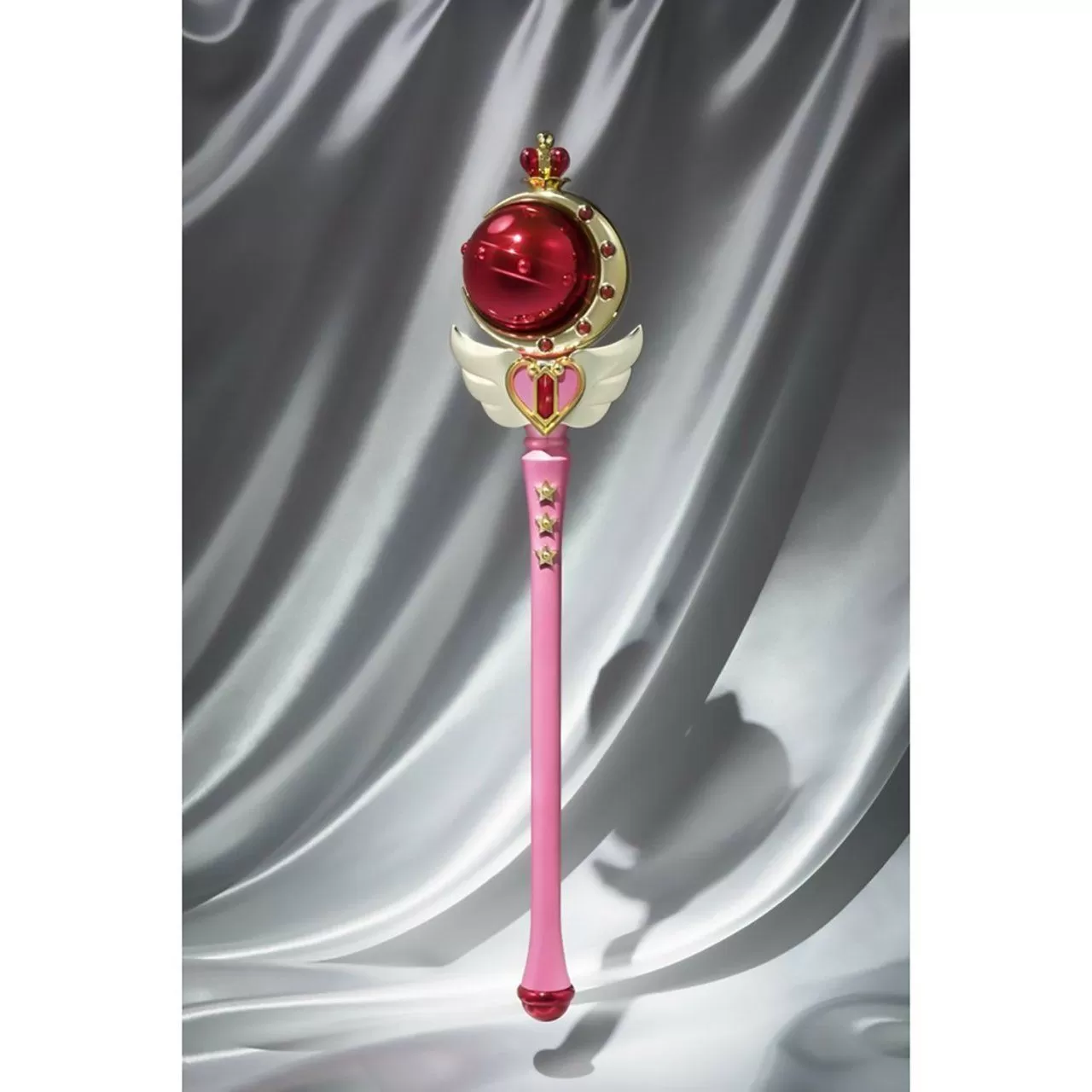 Волшебный жезл Bandai Tamashii Nations: Лунный Жезл с подвсеткой (Cuty Moon  Rod Brilliant Color Edittion) Проплика Сейлор Мун (Proplica Sailor Moon)  (608642) 52 см купить в Москве по цене 10 730.00 р