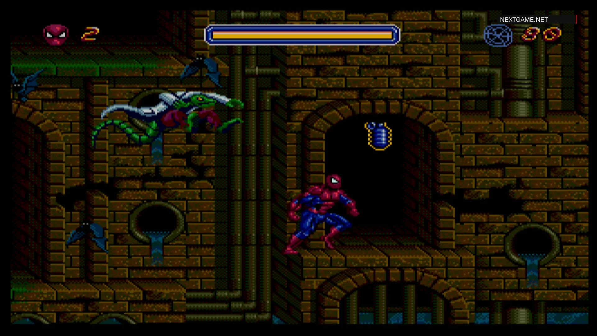 Купить картридж Spider-Man 2 (Человек-Паук 2) Русская версия (16 bit) для  Сеги