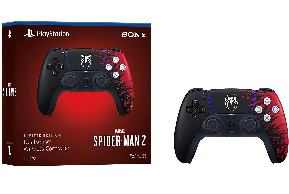 Купить геймпад беспроводной sony dualsense wireless controller spider-man 2  (человек-паук 2) оригинал (ps5) по цене 17 440 р в Москве в каталоге  интернет магазина NextGame - характеристики, сравнение, скидки, доставка