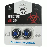      DualSense/DualShock 4 DH Resident Evil Biohazard Village\D18 (2 ) / (Black/Blue) (PS5/PS4) 