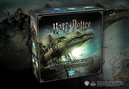   The Noble Collection:  ,      (Escape of Harry, Ron and Hermione from Gringotts)   (Harry Potter) 1000 